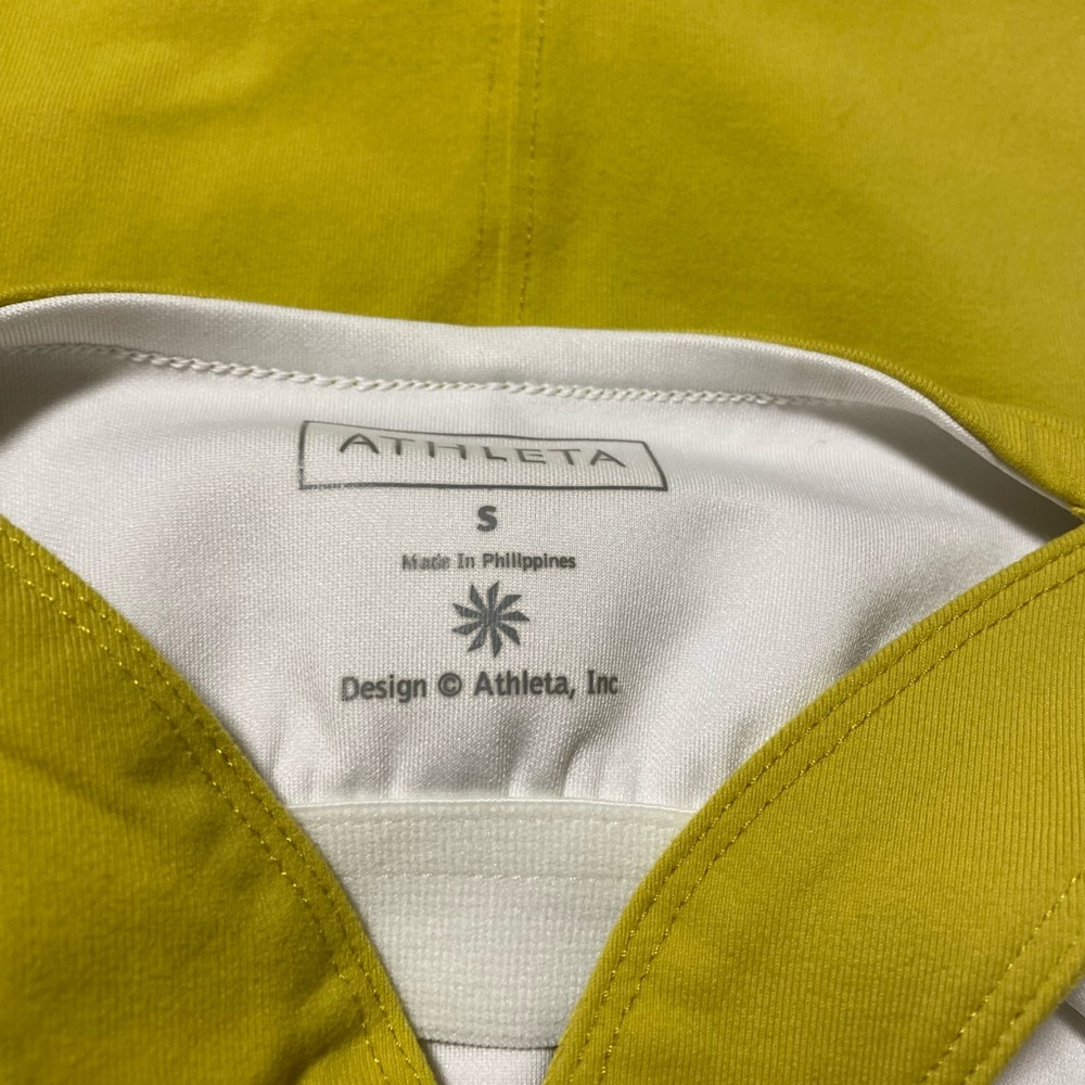 Athleta Gold Racer Back Tank - Picture 3 of 3